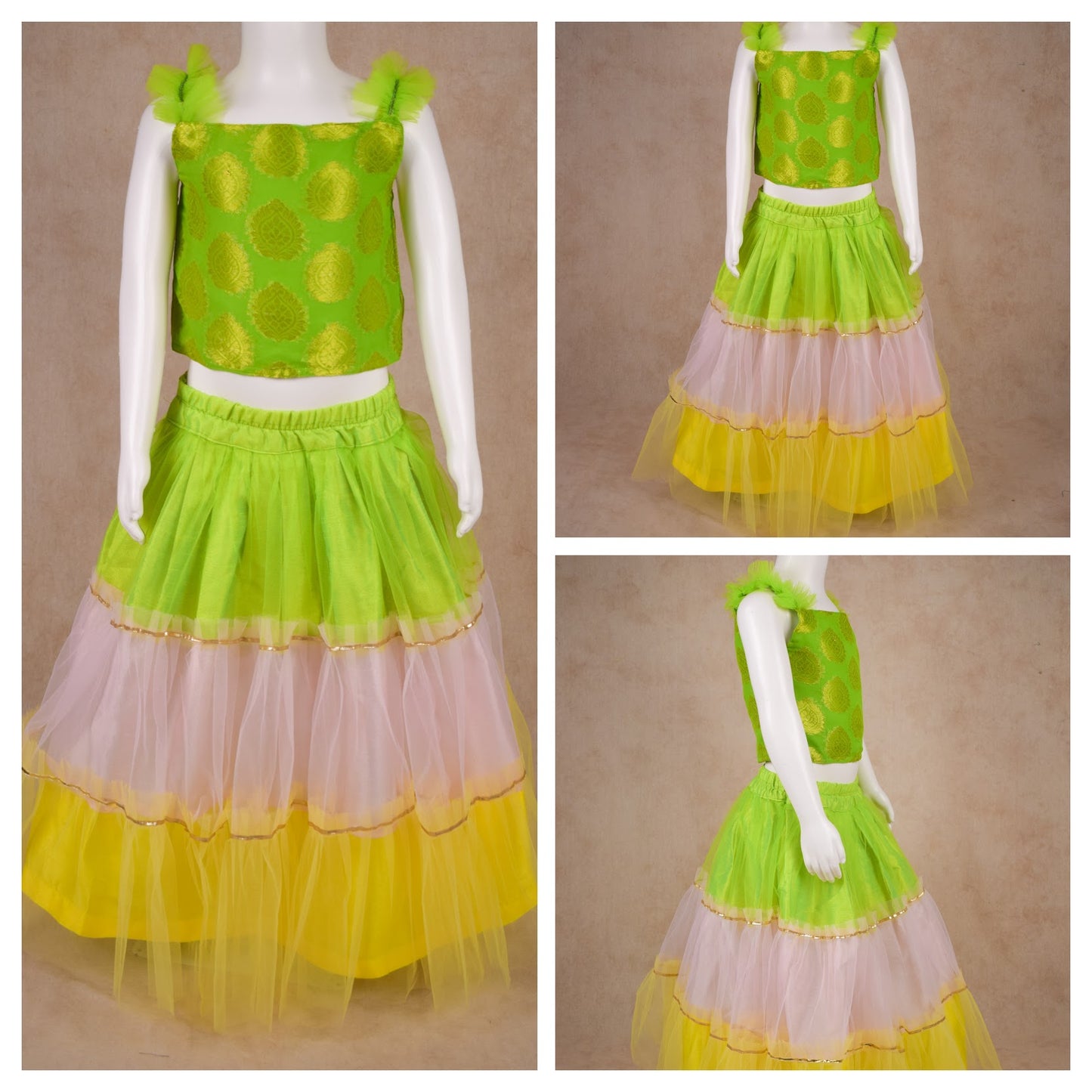 Kids girl lehenga choli | ready to wear lehenga - KANHASAREE