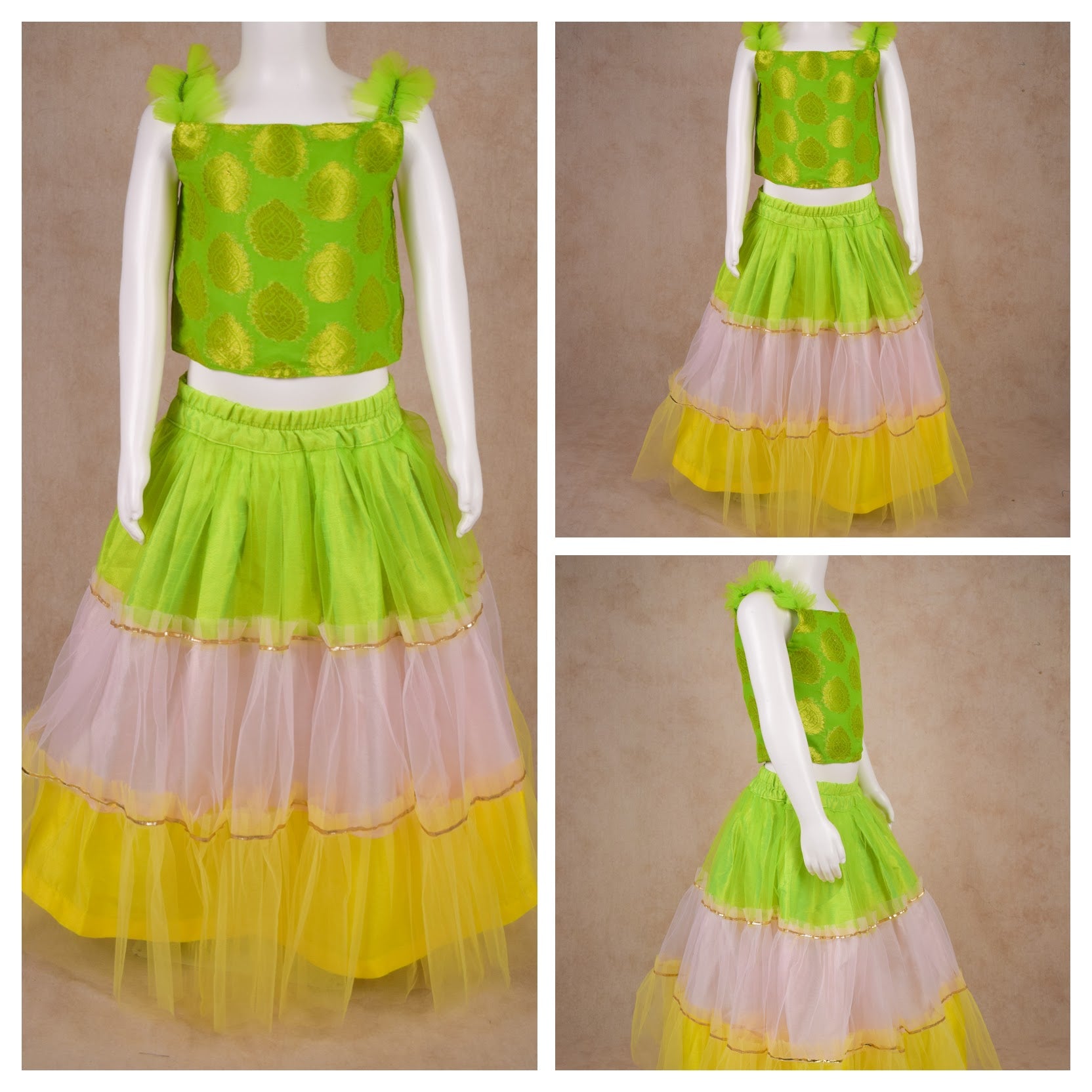 Kids girl lehenga choli | ready to wear lehenga - KANHASAREE
