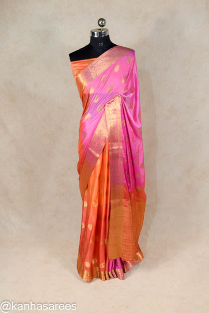 Designer silk zari weaving saree - KANHASAREE
