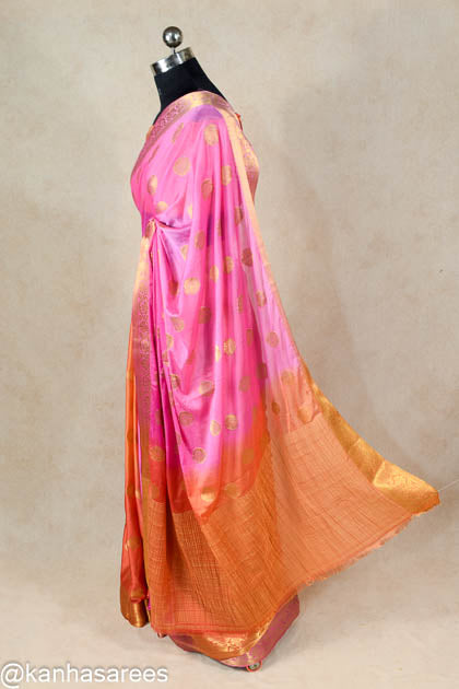 Designer silk zari weaving saree - KANHASAREE
