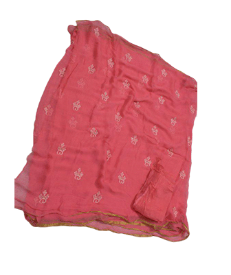 Beautiful Pure Chiffon Emroidery Saree - KANHASAREE