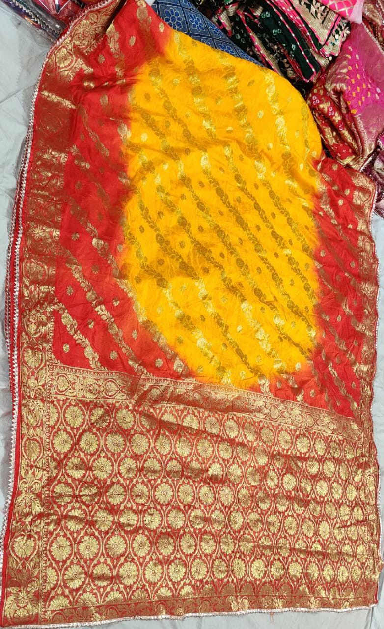 Tapeta Silk Zari Saree - New Heavy Zari and Vijya Border saree - KANHASAREE