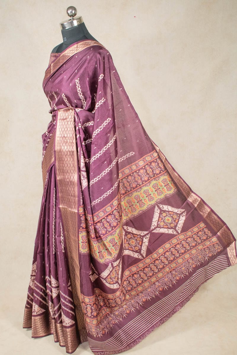 Soft Cotton Silk Saree with Zari Weaving Border - KANHASAREE