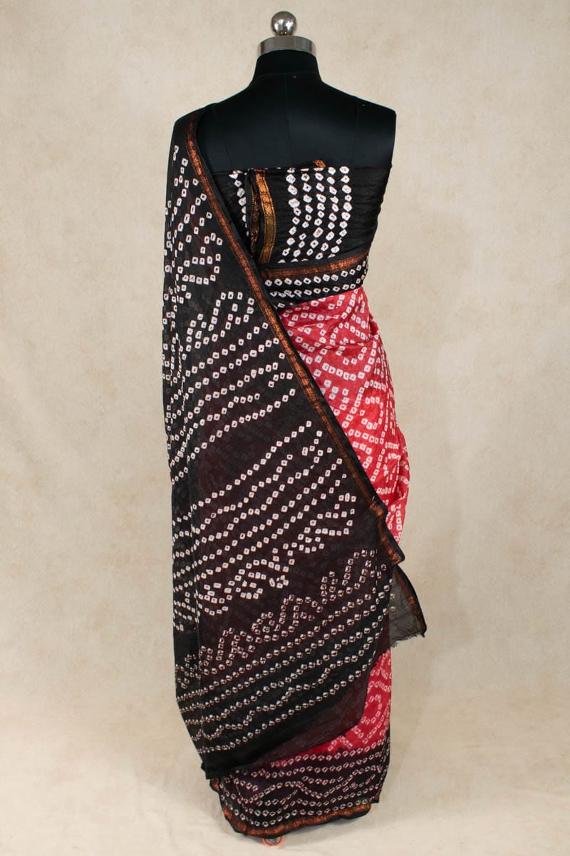 Elegant Art Silk Bandhani Saree by KSDS - KANHASAREE