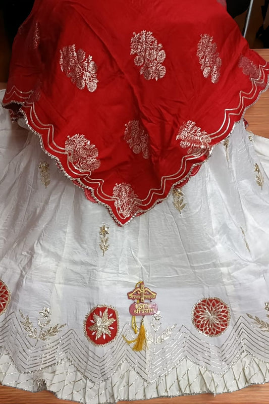 Lehenga choli for woman for wedding in upara silk - KANHASAREE