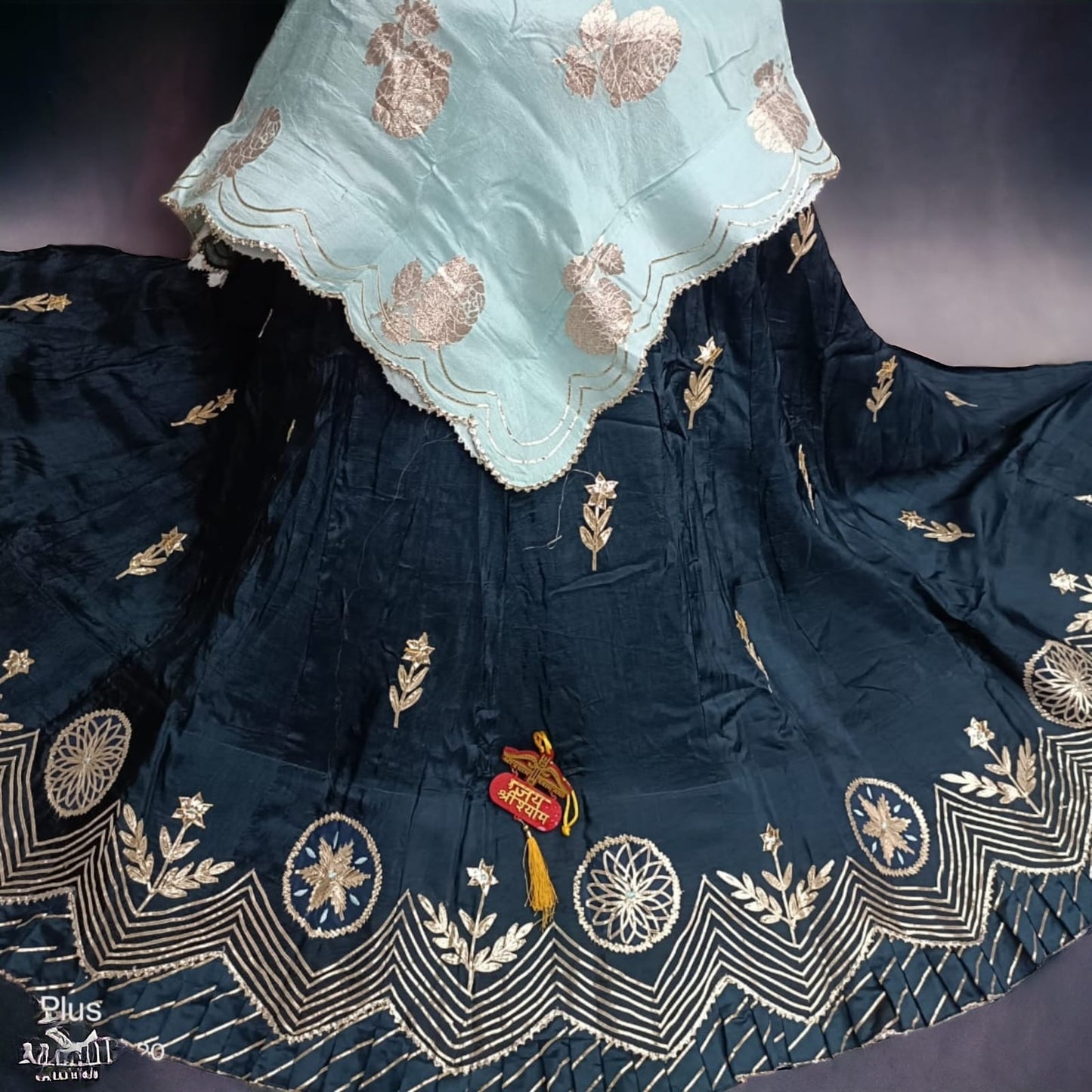 Lehenga choli for woman for wedding in upara silk - KANHASAREE