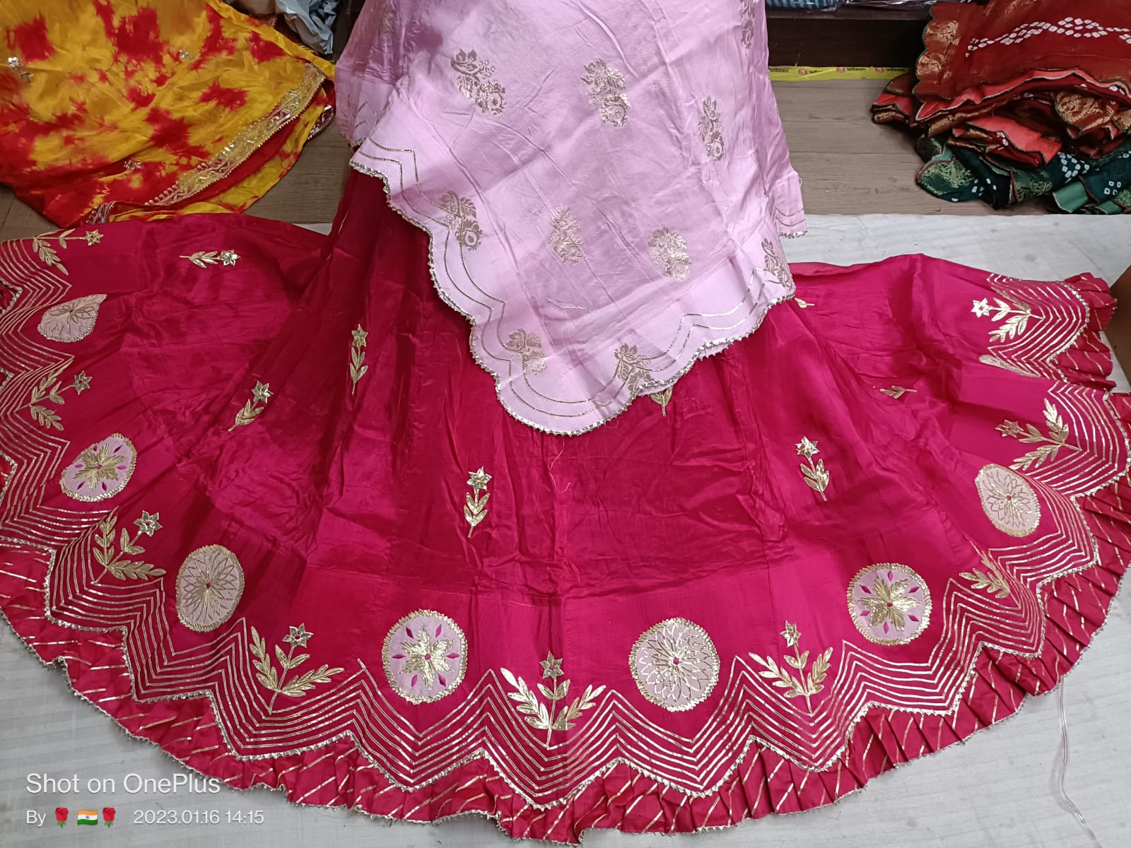 Lehenga choli for woman for wedding in upara silk - KANHASAREE