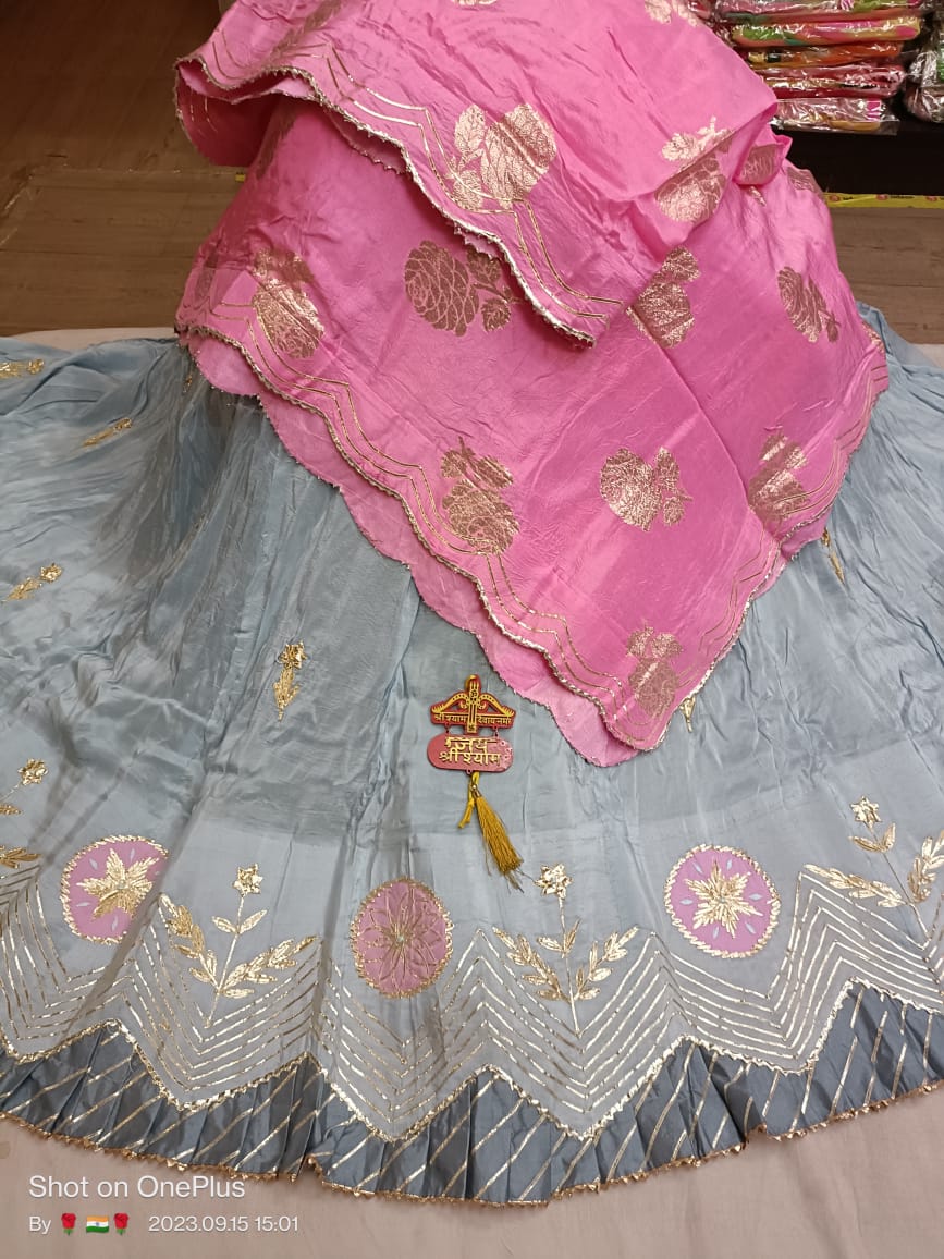 Lehenga choli for woman for wedding in upara silk - KANHASAREE