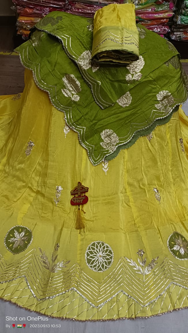 Lehenga choli for woman for wedding in upara silk - KANHASAREE