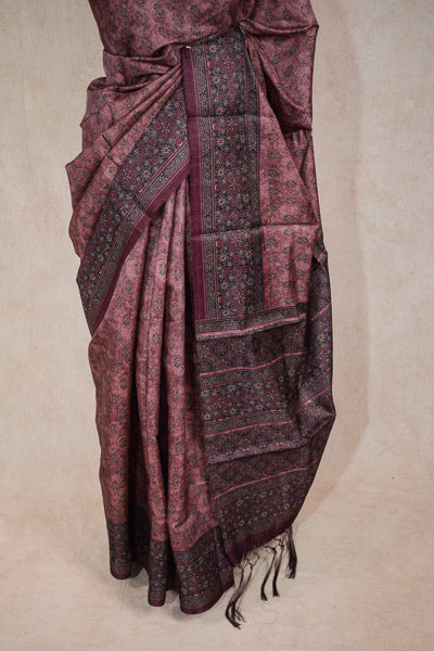 Silk digital print saree - KANHASAREE