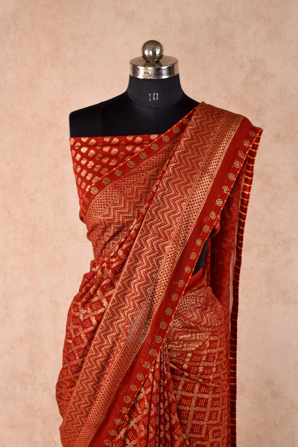 Gharchola Banarasi Bandhani Saree with heavy Blouse - KANHASAREE