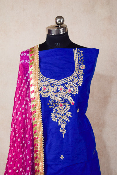 Gotapatti hand work suit - Kanhasarees by ksds