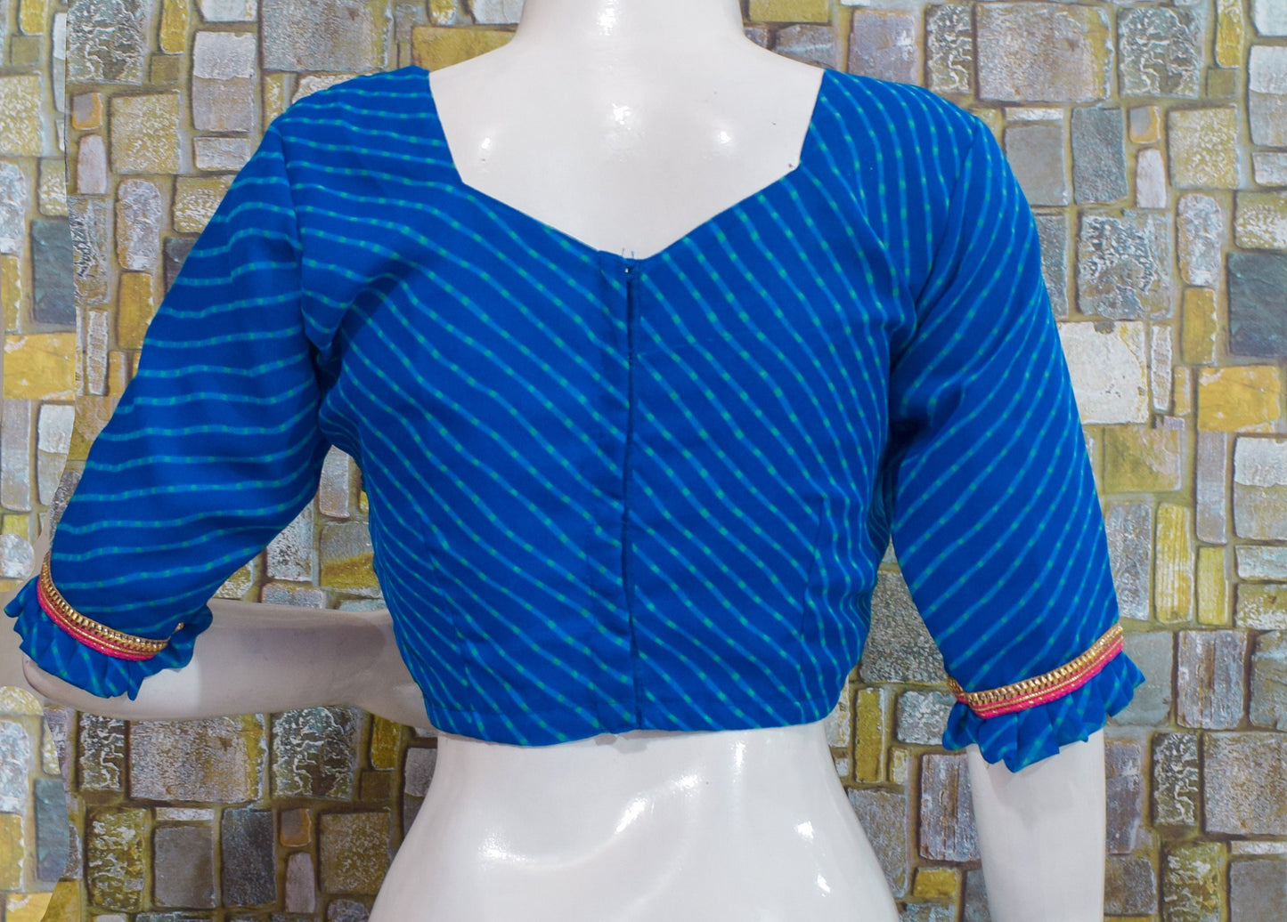 Leheriya readmade blouse for women saree and lehenga choli Rajasthani Traditional choli for Lehenga ethinc