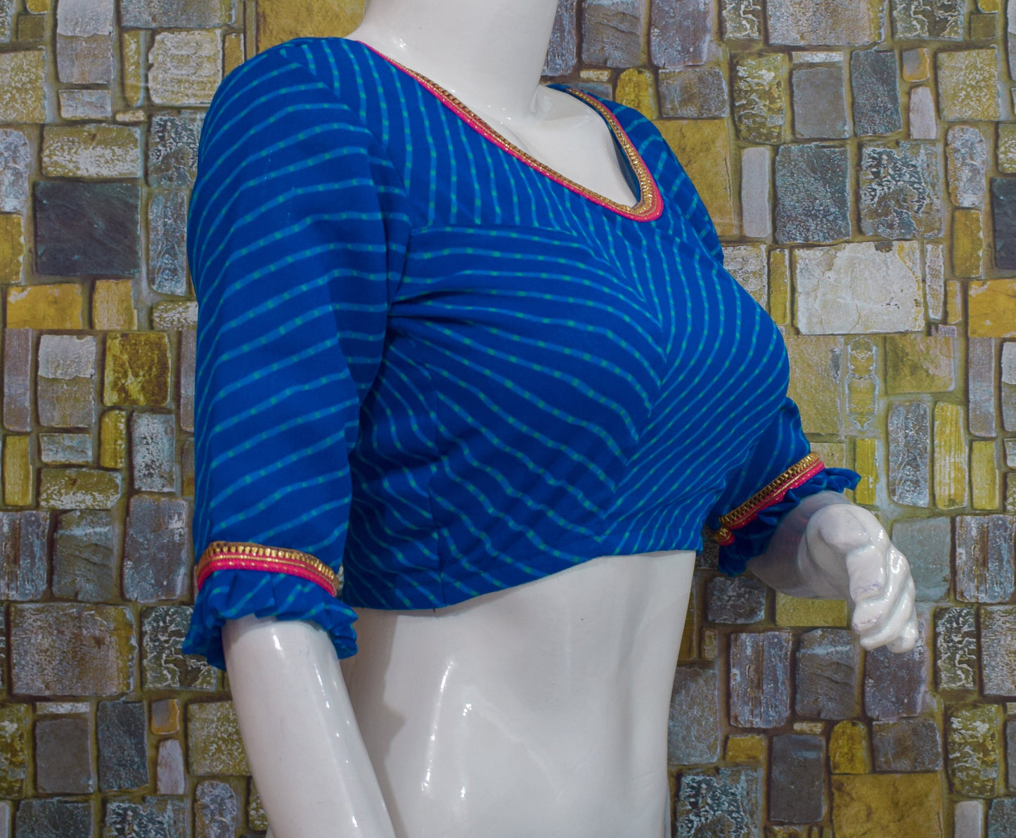 Leheriya readmade blouse for women saree and lehenga choli Rajasthani Traditional choli for Lehenga ethinc