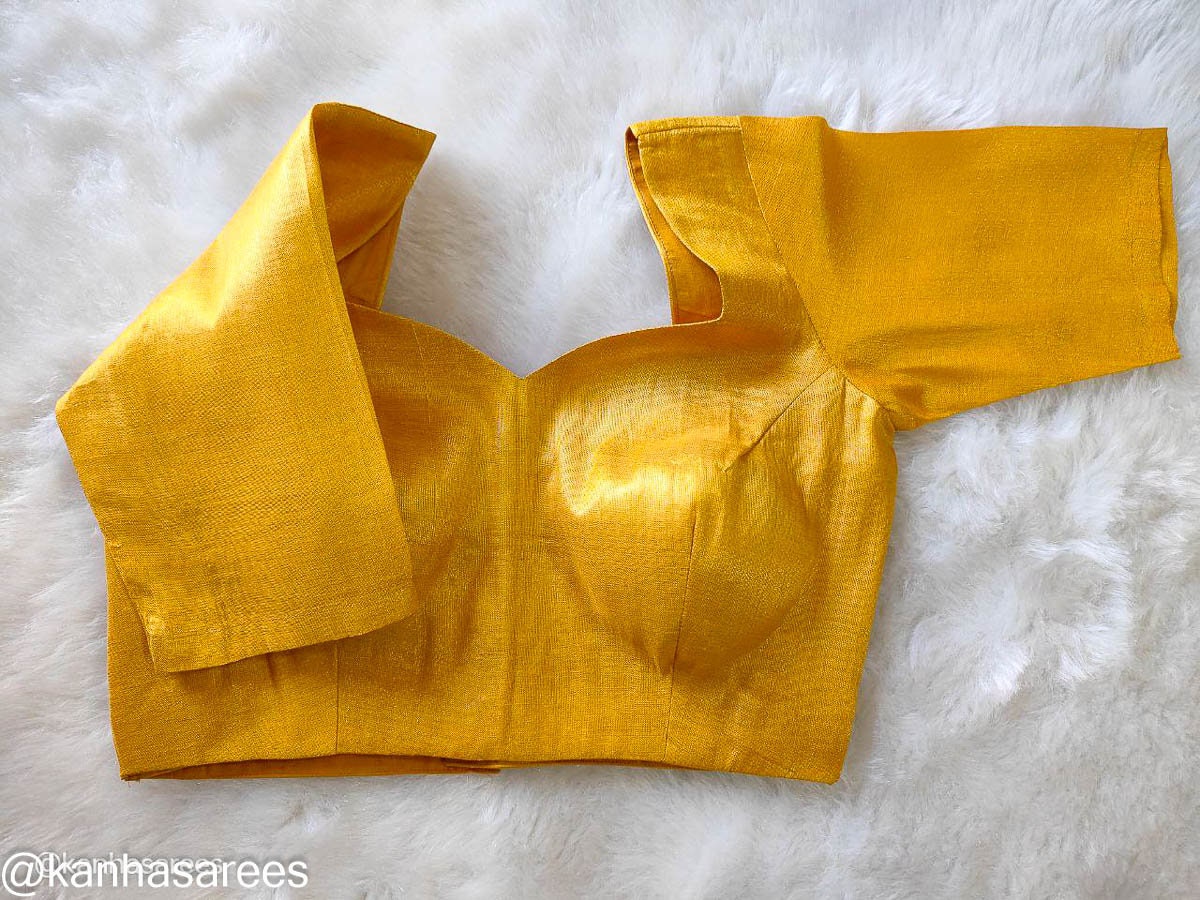 Golden saree blouse Designer Shimmer Choli for Lehenga Custom crop top Indian Ethnic Wear custom made Wedding Party wear blouse Indian
