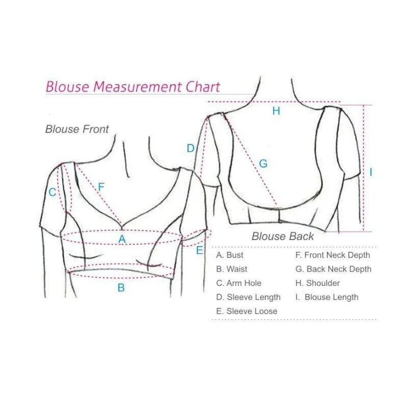 Made to Order Banarasi Blouse for Saree and Lehenga - Round Neck with Back Dori Button Closure - Half Sleeve Sari Top in Various Colours