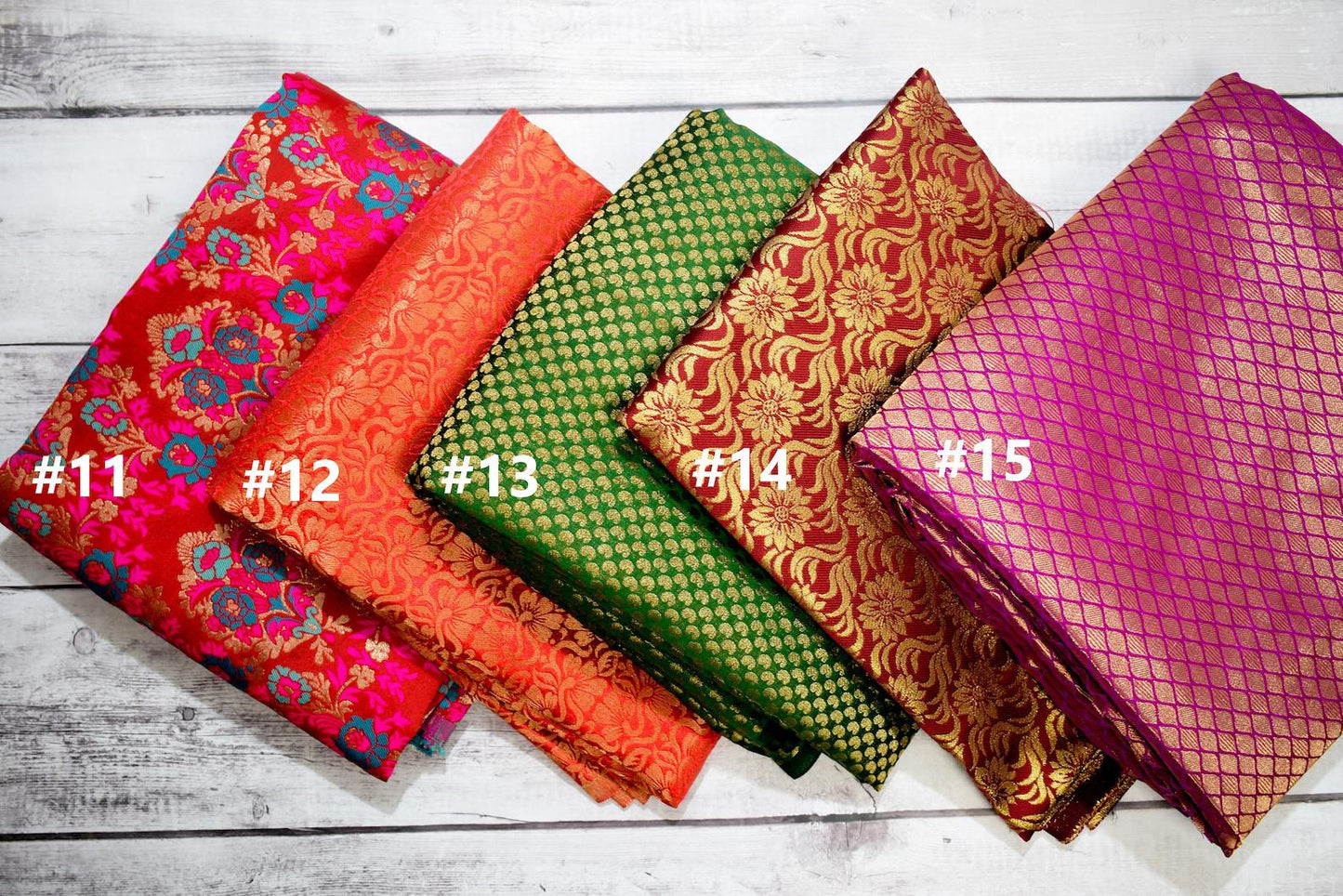 Sari Blouse - Indian Brocade Half Sleeve Blouse, Elegant Traditional Wear, Perfect for Weddings & Special Occasions