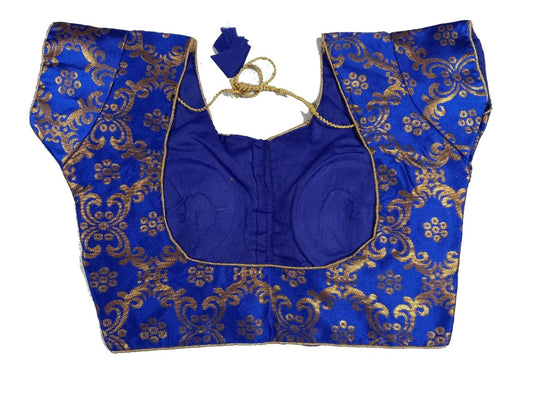 Gemoetric Banarasi Readymade Blouse for Saree and Lehenga Choli - Kanhasarees by ksds