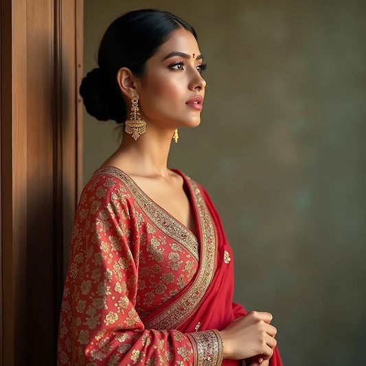 Mirror Work Sarees - Mirror Work Sarees Elevate Ethnic Drape with Shine