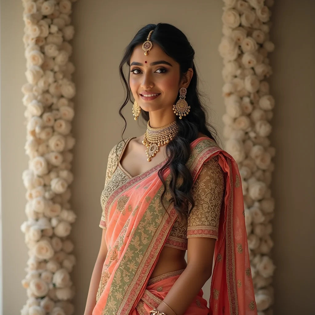 Mirror Work Sarees - Mirror Work Sarees A Radiant Guide to Embroidered Drapes