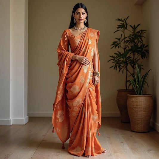 Designer Sarees - Designer Sarees Elevate Your Wardrobe with Timeless Drapes