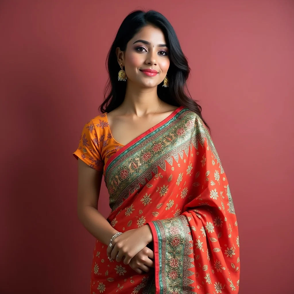 Styling Secrets and Color Symbolism of the Bandhani Saree - Kanhasarees by ksds