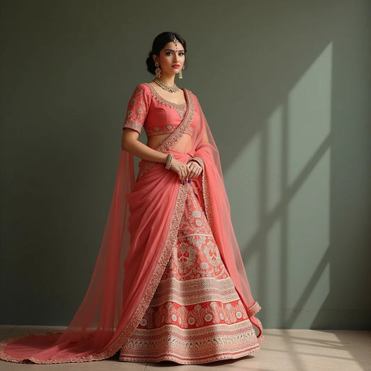 Custom Size Lehenga Choli - Custom Size Lehenga Choli: Flawless Fit for Every Body
