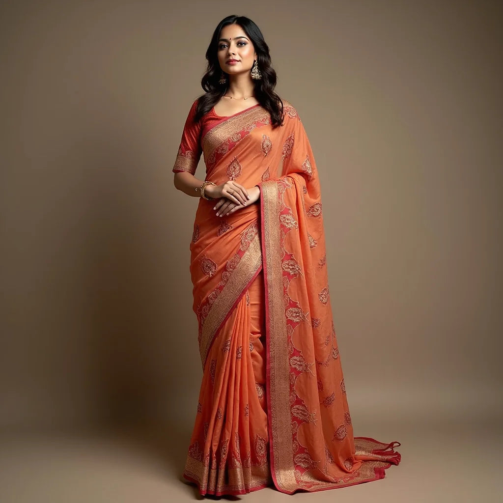 Georgette Party Wear Sarees - Georgette Party Wear Sarees Drape Tips and Fashion Trends