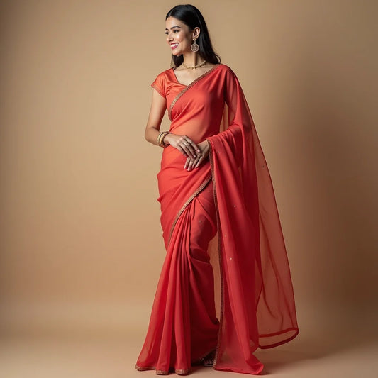 Party Wear Chiffon Sarees - Choosing Party Wear Chiffon Sarees for Evening Glam