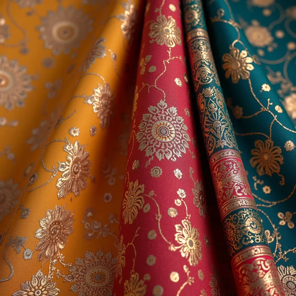 Gota Patti Saree Motifs and Fabrics Explained Clearly - Kanhasarees by ksds
