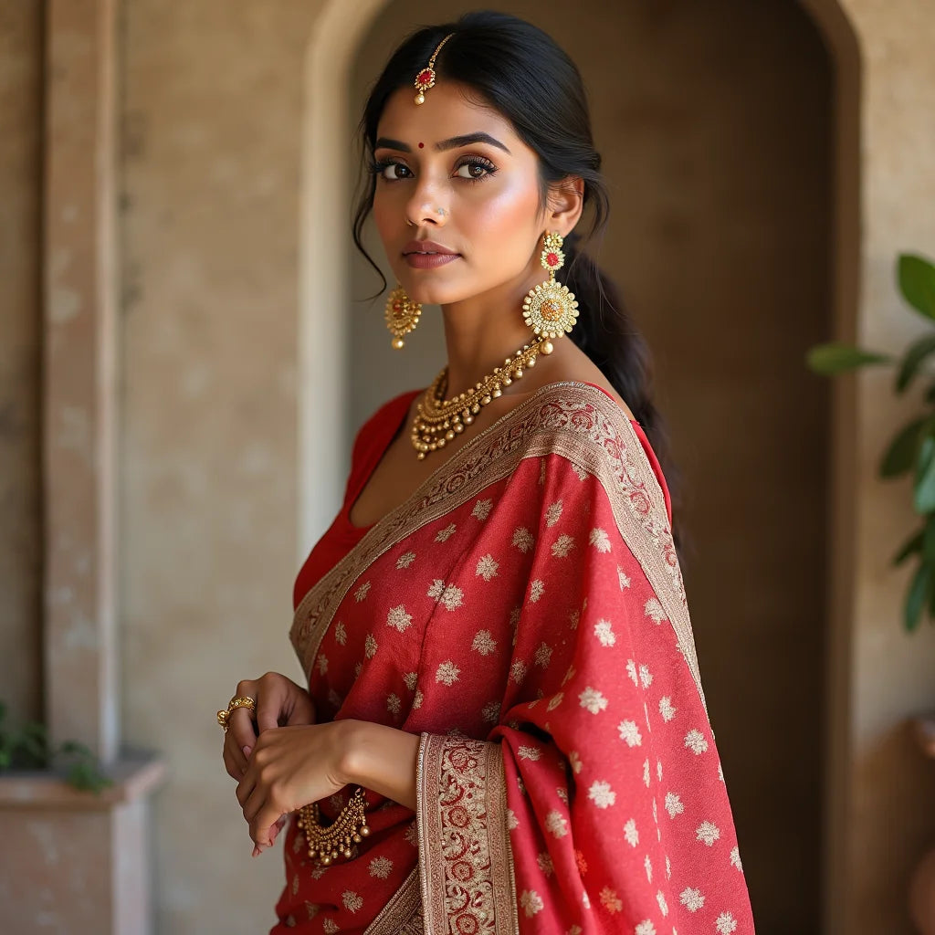 Festive Wear Saree - Festive Wear Saree Drapes Elevate Celebrations with Grace