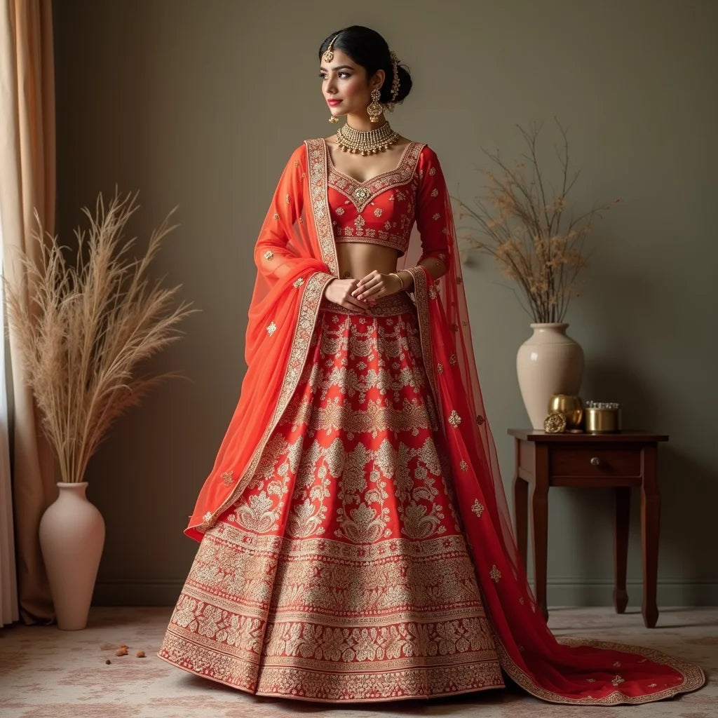 Traditional Bridal Lehengas - Traditional Bridal Lehengas Timeless Style for Your Wedding