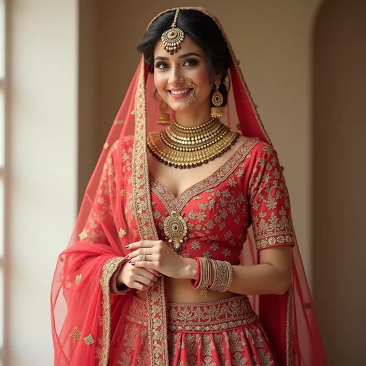 Bridal Dupattas - Bridal Dupattas: Elevate Your Wedding Draping Style