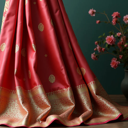 Heavy Zari Weaving Sarees - Heavy Zari Weaving Sarees Drape Luxe Silk Masterpieces
