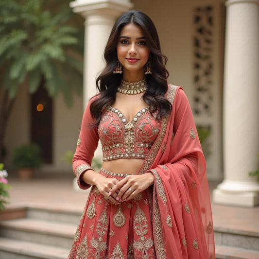 Custom Size Lehenga Sets - Custom Size Lehenga Sets: Tailored Fits for Flawless Drape