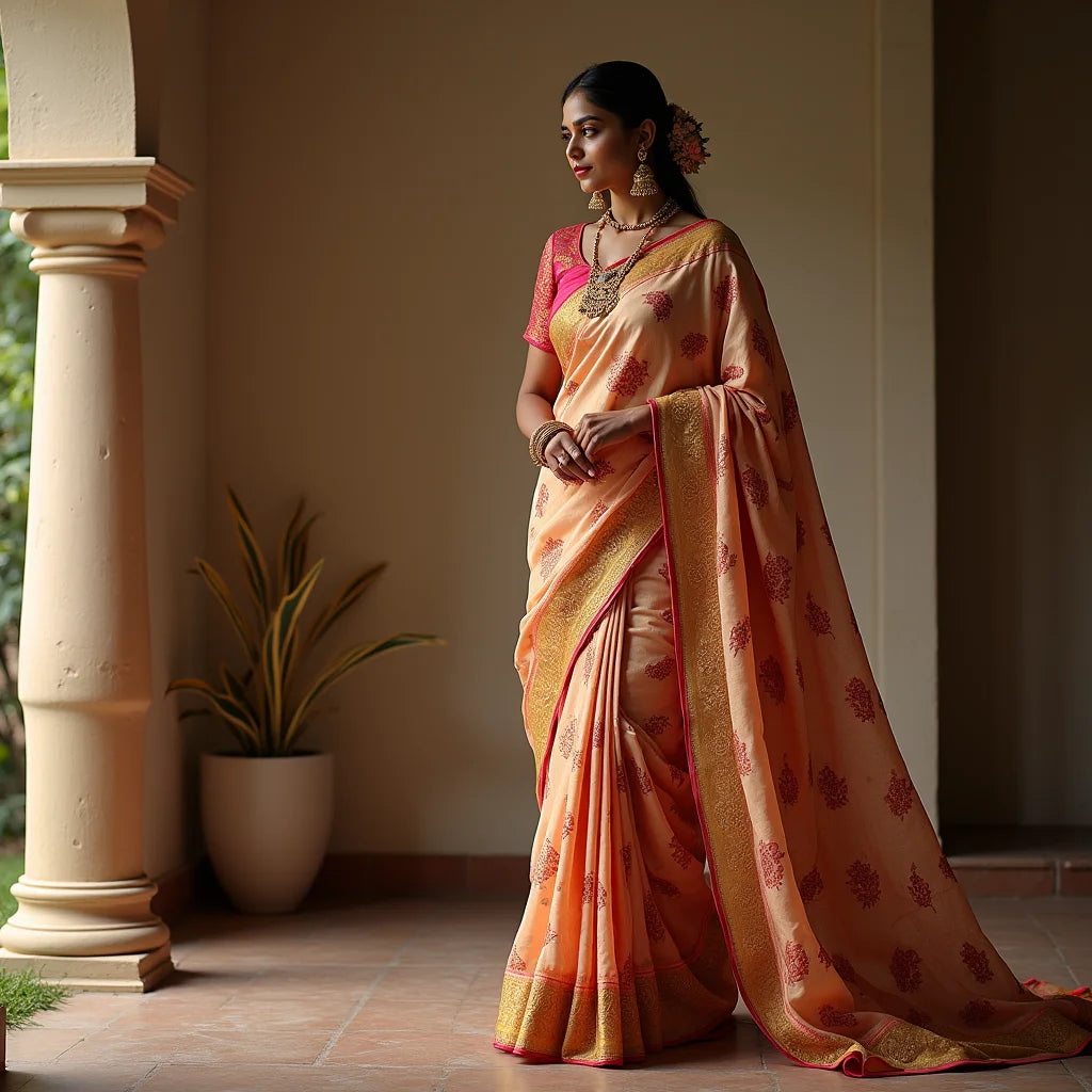 Gharchola Saree - Gharchola Saree: Timeless Heritage Draping for Elegance