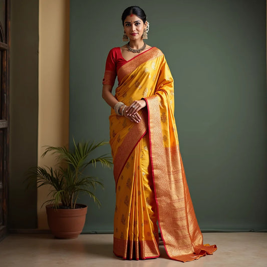 Kanjivaram Silk Saree - Kanjivaram Silk Saree Timeless Craft for Modern Draping