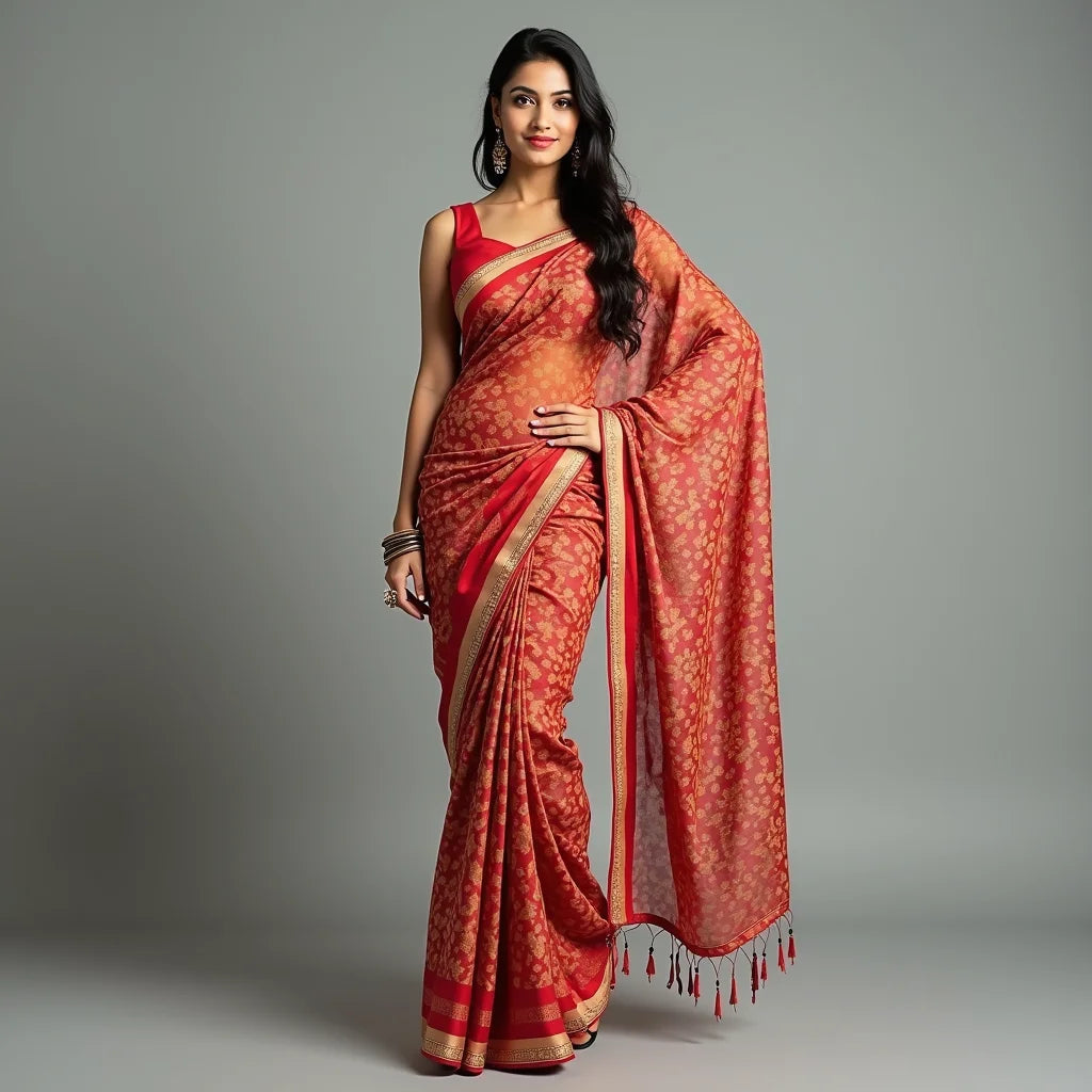 Printed Saree - Printed Saree Trends Draping Tips for Everyday Style