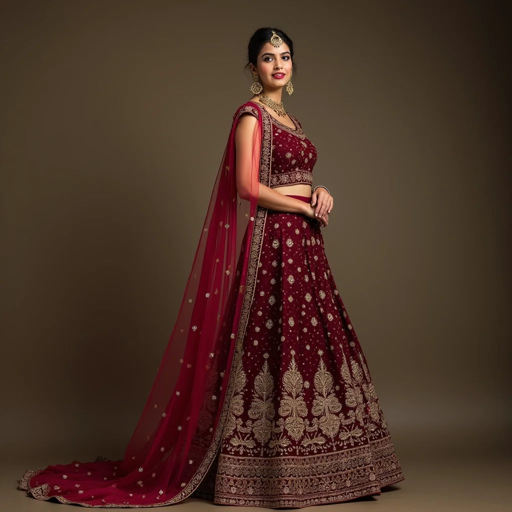 Elegant Party Wear Lehenga - Elevate Night Looks with an Elegant Party Wear Lehenga