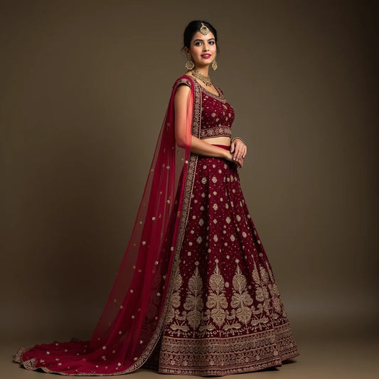 Elegant Party Wear Lehenga - Elevate Night Looks with an Elegant Party Wear Lehenga