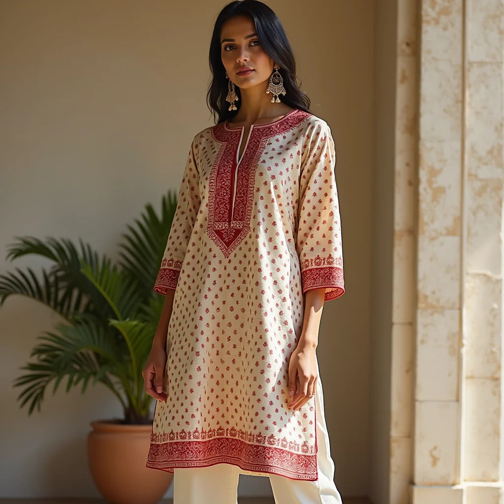 Chikankari Kurti Set - Chikankari Kurti Set Timeless Embroidery for Modern Wardrobe