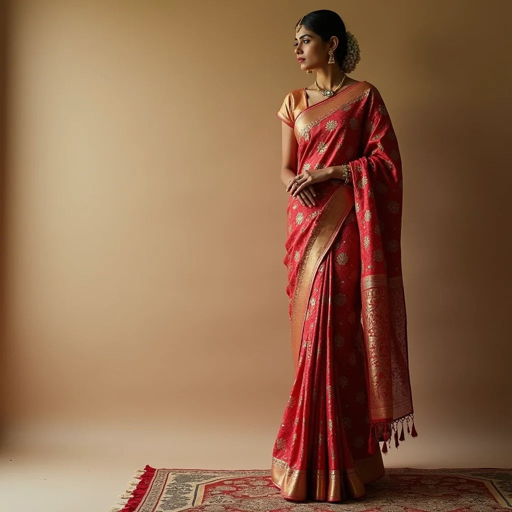 Traditional Sarees - Traditional Sarees A Timeless Guide to Draping and Care