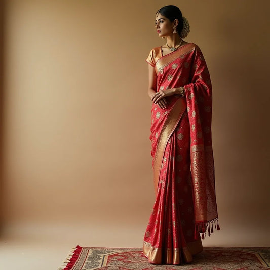 Traditional Sarees - Traditional Sarees A Timeless Guide to Draping and Care
