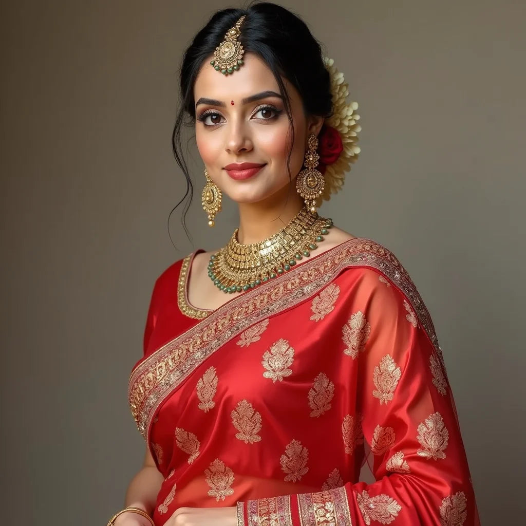 Wedding Saree For Bride - Bridal Saree Picks for a Flawless and Radiant Wedding Look