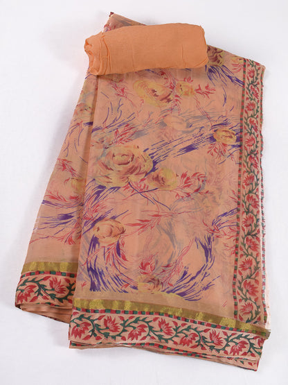 Beautiful Nazneen pure chiffon digital print saree - KANHASAREE