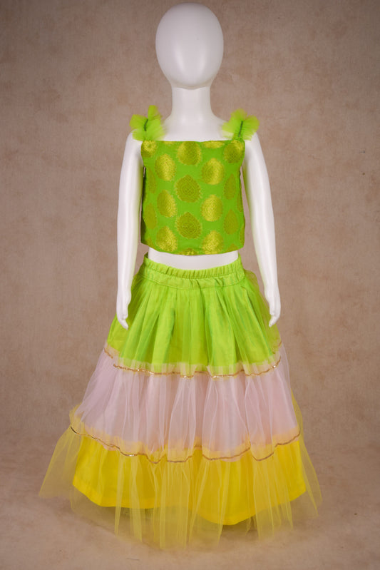 Kids girl lehenga choli | ready to wear lehenga - KANHASAREE