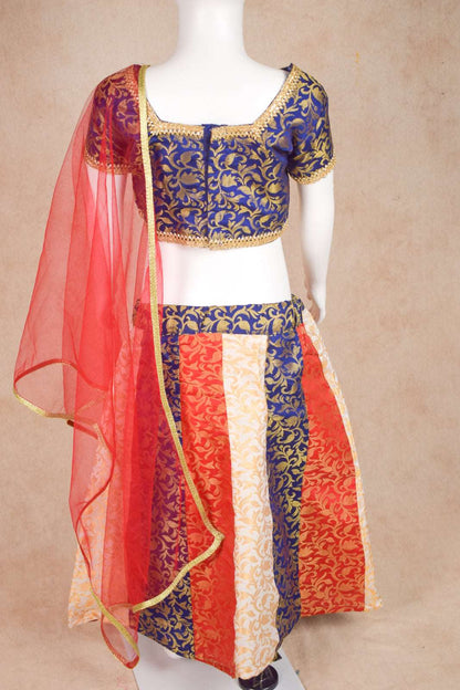 Designer Multi Color Lehenga With Top and Dupatta Set - KANHASAREE