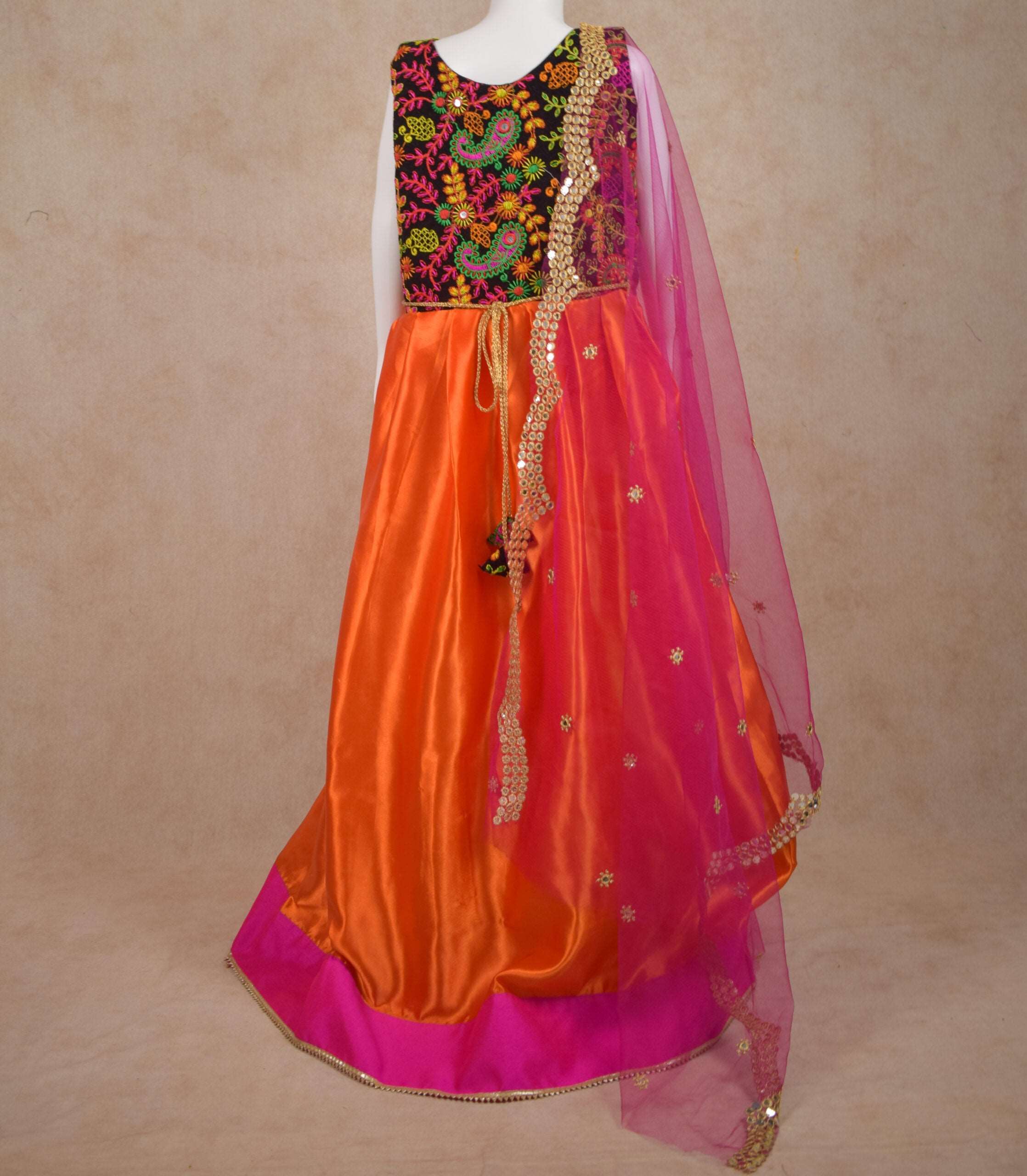 Buy TILISM Kurta With Long Skirt Dress With Dupatta For Women Latest  Fashion - Indian Ethnic Girls Ladies Stylish Wear Dress For Wedding  Functions - Fully Stitched Net And Silk Lehenga Kurta,