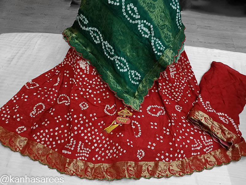 Bandhani Lehenga - KANHASAREE