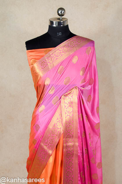 Designer silk zari weaving saree - KANHASAREE